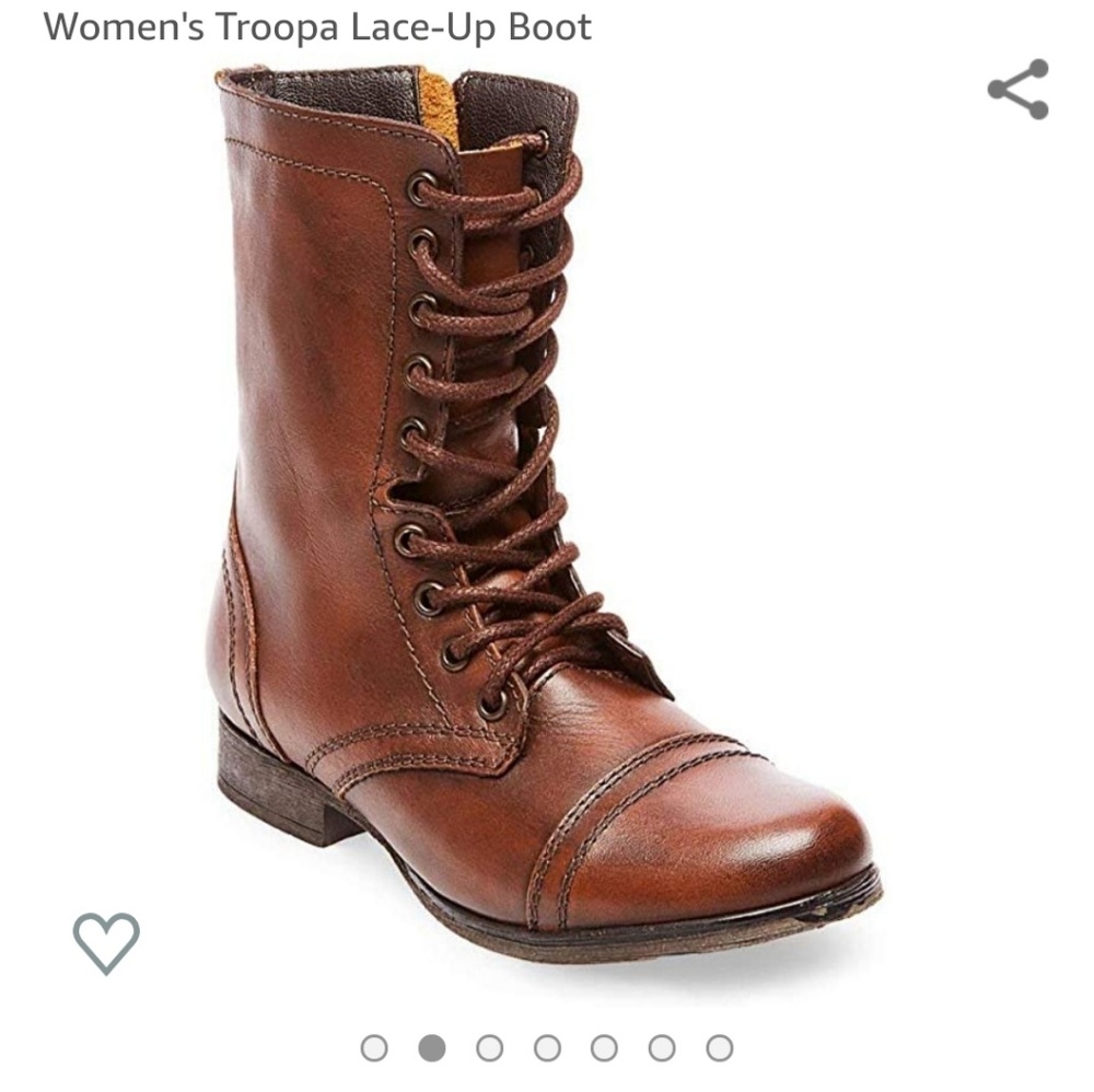 Leather Lace Up Boots
